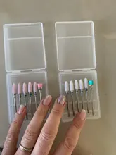 Juego de fresas para manicura, accesorios para máquina de manicura, 6 uds.