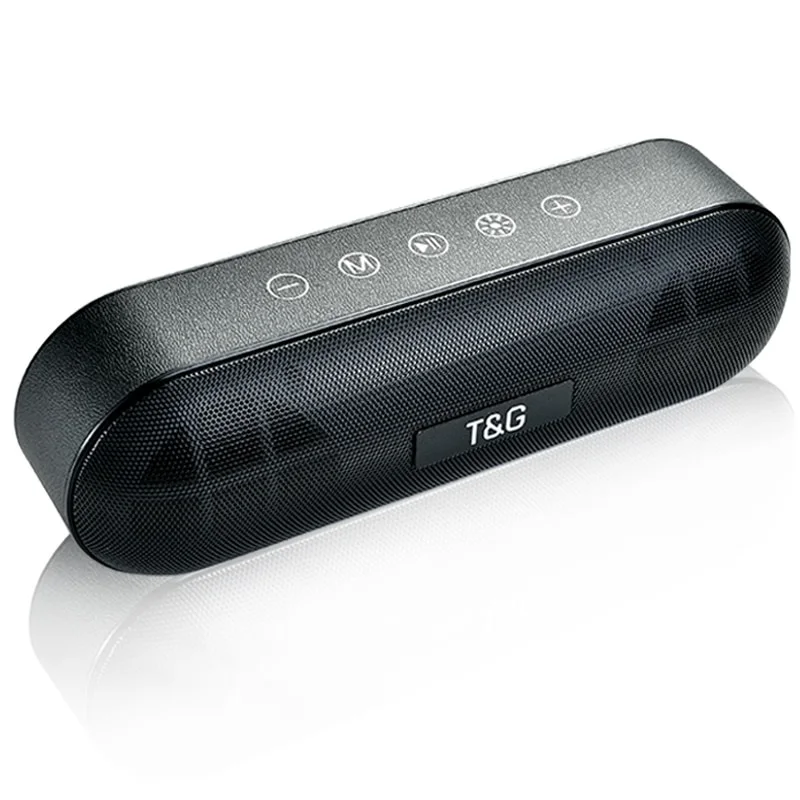 TG светодиодный Bluetooth открытый динамик металлический портативный супер бас беспроводной громкий динамик 3D стерео музыка объемный с микрофоном FM TFCard Aux