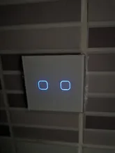 Minitiger-Interruptor táctil de pared Tuya, accesorio estándar 1/2/3 de la UE, para vida inteligente, con WiFi y con luz neutra, inalámbrico