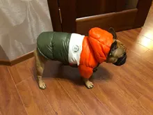 Outfit Jacket Hoodie Dog Warm Waterproof Winter Coat Splice Pet-Puppy 6-Colours 8-Sizes