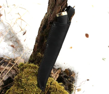 

Knife gyurz from forged Damascus Steel