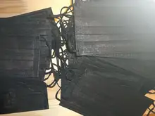 10-200 Uds desechable médico boca máscara Anti polvo máscara negra 3 capas no tejida respirar Facial máscara de filtro máscara quirúrgica