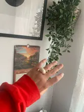 HUANZHI-Conjunto de anillos redondos de resina acrílica para mujer, colorido cuadrado geométrico, con diamantes de imitación, regalo de fiesta, 2021