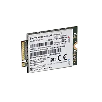 

Lenovo EM7455 internal WWAN adapter and network card-network accessory (internal, Wired, PCI, WWAN, green)