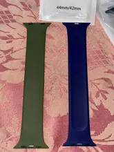 Correa de silicona para Apple Watch, correa elástica de 44mm, 40mm, 38mm, 42mm, Serie 6, 5, 4, 3, SE, 42