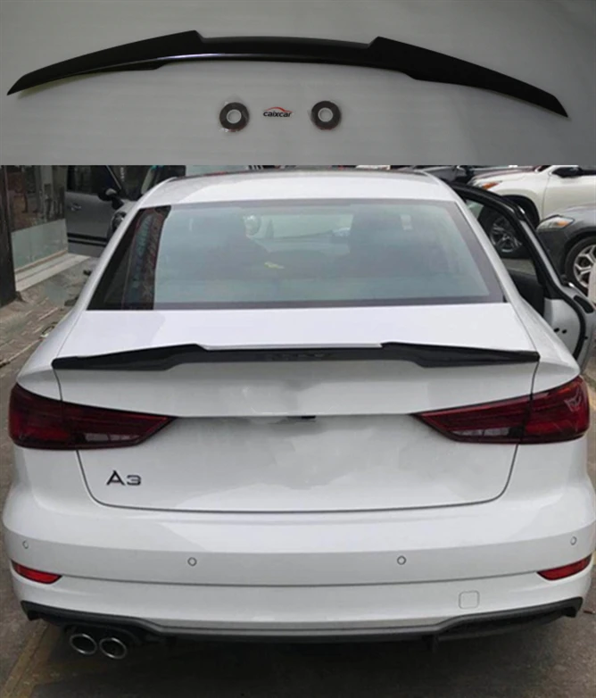Watchón Tradevano Audi A3 8V Sedán Negro Brillo Spoiler