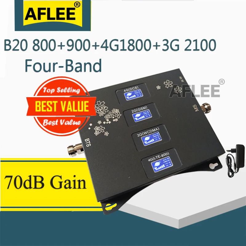Four-Band B20 800 900 1800 2100mhz Mobile Signal