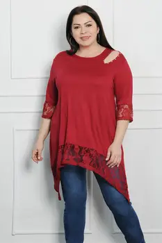 

Sans Textile Women Lace And Shoulder Futher Viscose Tunic 65 N15692