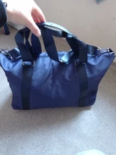 Bolso de viaje grande a la moda para mujer, bolso de mano grande, de nailon, bolso de hombro impermeable, para gimnasio y fin de semana