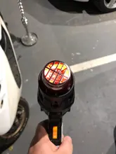 DEKO-pistola de calor eléctrica avanzada, 220V, 2000W, 2 temperaturas variables, con cuatro boquillas, accesorios, herramienta eléctrica