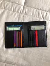 Organizer Wallet Case Cover-Holder Id-Card Travel Passport Black-Color THINKTHENDO Genuine-Leather