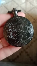 Reloj de bolsillo de plata/Negro/bronce para Navidad, película de Jack skeleton, Tim