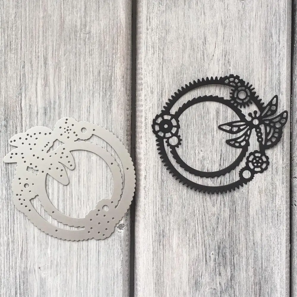 ArtScrap стимпанк большая рамка металлические трафареты для пресс-формы для DIY Скрапбукинг декоративная открытка ремесла высечки | Искусство: 196