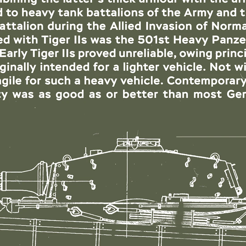 Panzer Тигр Konigstiger Второй мировой войны Печать Танк патент немецкие военные плакаты проект Искусство Холст Картина Настенная картина домашний декор