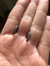 XIYANIKE-pendientes femeninos de aro de circón con microincrustaciones, de Plata de Ley 925, accesorios de regalo de joyería elegantes hechos a mano