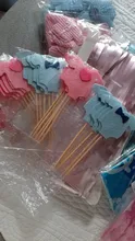 Decoración de baño de bebé, 10 Uds., ropa para niño y niña, magdalenas, pastel, herramientas de decoración de fiesta de cumpleaños, bricolaje, Baby Shower