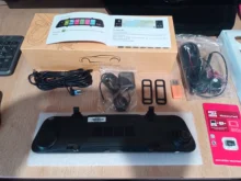 4G cámara de salpicadero de 12 pulgadas espejo retrovisor para coche ADAS Android 8,1 FHD Auto Recorder GPS navegación cámara de salpicadero era vista trasera del coche del espejo DVR