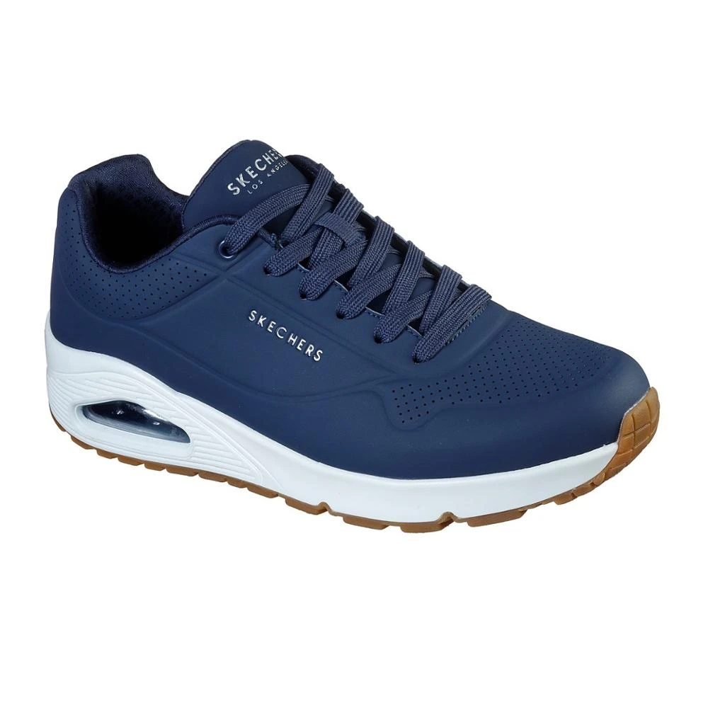 SKECHERS 52458 Uno Stand on Air Azul Marino Calzado Deportivo con Cámara de Aire y Ajuste para caminar| - AliExpress