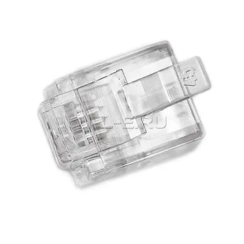 

10 PCs Connector for telephone networks RJ11 ptt-6p4c Cadena