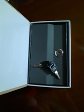 Caja de libro de seguridad con simulación de llave, caja de almacenamiento secreta de Metal y acero para dinero en efectivo, tamaño 18x11,5x5,5 cm