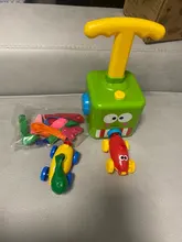Juguete de coche de globo eléctrico para niños, lanzador de globos de energía inercial, educación, experimento de ciencia, rompecabezas, Juguetes Divertidos para niños, regalo, novedad de 2021