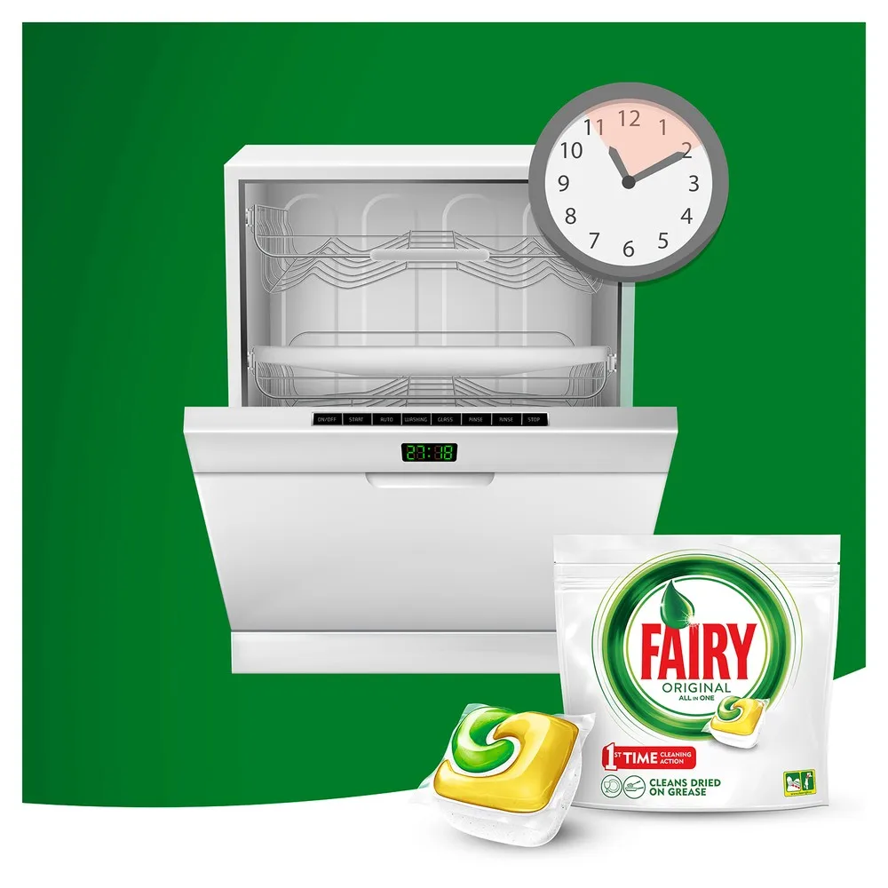 Капсулы для посудомоечной машины Fairy Original All in One 24 шт