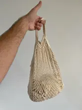 Handbag Net Tote Vegetable-Bag Grocery-Bags Short-Handle Mesh-String Organic-Organizer