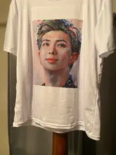 Camiseta de la Liga Juvenil a prueba de balas Kpop para mujer, Camiseta con estampado de Corea Harajuku JIN SUGA J HOPE JIMIN V JUNGKOOK, envío directo