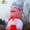 Air Dancers Sky Tubeman Dancer Inflatables Cook Man Welcome Promotion Balloon Advertising Wave hands Chef for Restaurants Store 6