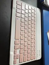 Miniteclado inalámbrico con Bluetooth para ipad, tableta, teléfono, iPad, ratón, para Samsung, Xiaomi, Android