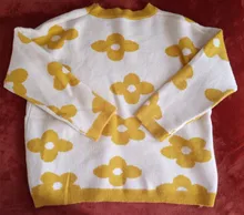 Suéteres de moda para mujer, jerséis de flores para invierno