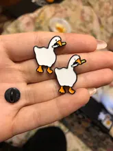 Brooch Pins Jewelry Badges-Accessories Game Goose Untitled Metal-Alloy Hard Enamel HONK