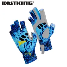 KastKing rękawice wędkarskie SPF 50 słońce mężczyźni ręce rękawice ochronne oddychające Outdoor Sportswear rękawice Carp Fishing Apparel Pesca tanie tanio CN (pochodzenie) Fishing Gloves Trwałe Pół palca Microfiber (synthetic leather) palm