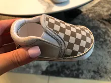 Zapatos clásicos a cuadros para bebé recién nacido, calzado de suela suave de algodón, informales, deportivos, para cuna