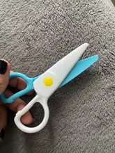 Tijeras de seguridad para niños para prevenir lesiones en las manos, tijeras de plástico para estudiantes con foto DIY/Tijeras para cortar papel