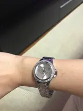 Reloj de pulsera de cuarzo para hombre y mujer, pulsera de plata de lujo, resistente al agua, con caja