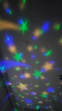 Proyector LED de estrellas para Noche de Luna, lámpara de luz nocturna giratoria de cielo para niños, dormitorio de bebé, regalo de Navidad