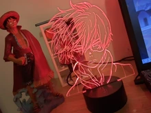 Lamp Bedroom-Decor Gift Led-Night-Light Acrylic Academia Face-Design Anime Shoto Todoroki