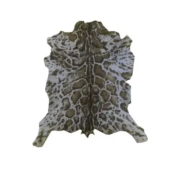 

Natural sheep skin rugs printed ocelot 90x75 cm