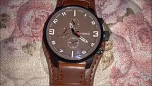 CURREN superior de la marca de lujo de relojes fecha Deporte Militar hombre relojes correa de cuero de los hombres de negocios reloj de pulsera de regalo 8225