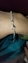 Pulsera Infinity con diamantes de imitación para hombre y mujer, joyería