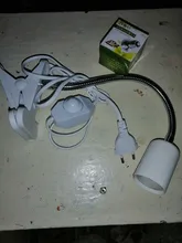 Conjunto de lámpara para reptiles UVA + UVB 3,0, con soporte de bombilla con Clip y termómetro, higrómetro, Tortuga, Kit de lámpara de calentamiento de base