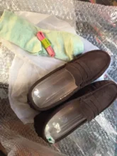 Zapatos planos de piel auténtica para mujer, mocasines 100% informales, sin cordones, para conducir, 2021