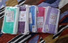 Mascarilla Desechable para adultos, máscara de 3 capas con sujeción para las orejas, Lavabili, 10/50/100 Uds.