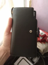 Carteras de hombre Baellerry estilo largo de alta calidad de titular de la tarjeta de hombre bolso cremallera de gran capacidad marca PU Cartera de cuero para hombres