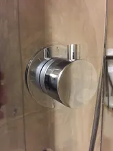 1 Way Output Thermostatic Brass Shower Faucets Wall Mounted Cold&Hot Water Mixing Valve