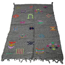 Ковер килим Бербер Марокканская Этническая африканская оригинальная шерсть TN 2207190918