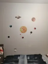 Solar System Planets Wall Stickers for Kids Room Living Room Home Decoration Wall Decal