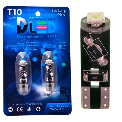 1шт Светодиодная автомобильная лампа T10 - W5W Osram SMD 3W | Автомобили и мотоциклы