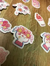 45 Uds. De pegatinas de papelería de hadas rosas para Scrapbooking, diario Kawaii, pegatinas decorativas Diy, suministros escolares